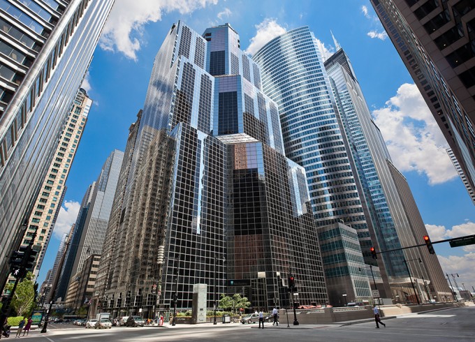 MichaelSilver's new office at 1 Wacker Drive in downtown Chicago