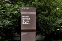 IRS building sign