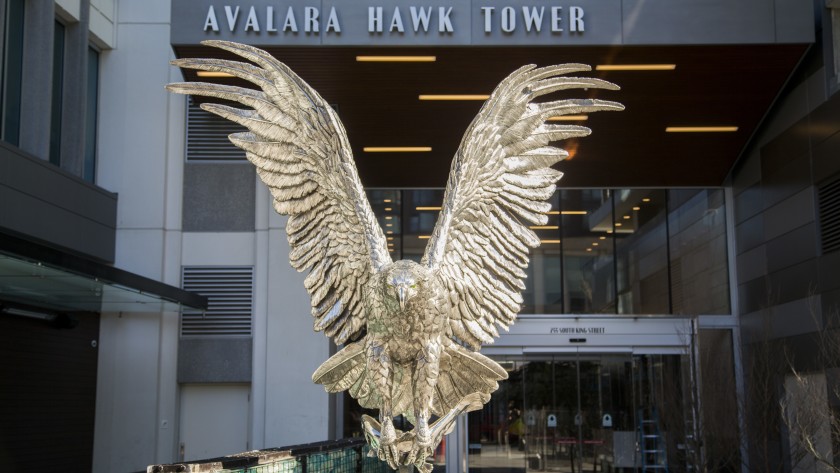 Avalara Hawk Tower entrance