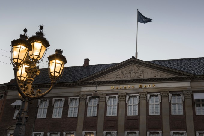 The headquarters of Danske Bank A/S in Copenhagen, Denmark