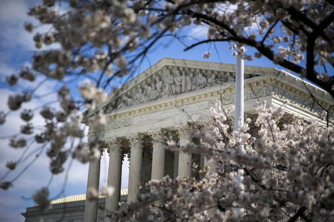 The U.S. Supreme Court building on Capitol Hill in Washington, D.C.