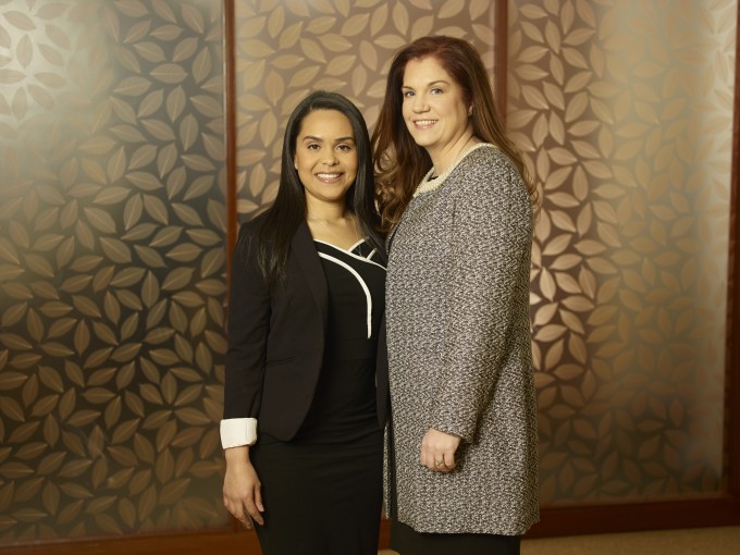 MWEs HR supervisor Gaby Paulino (l) and HR director Christine Brennan-Savino