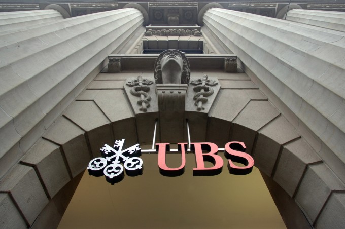 UBS building entrance in Zurich