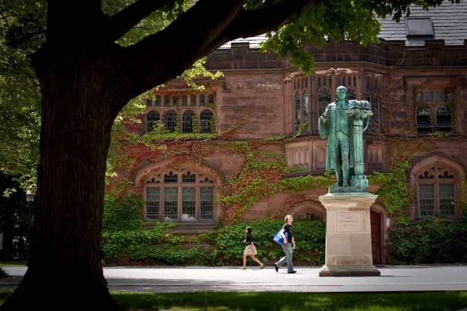 The Princeton University campus