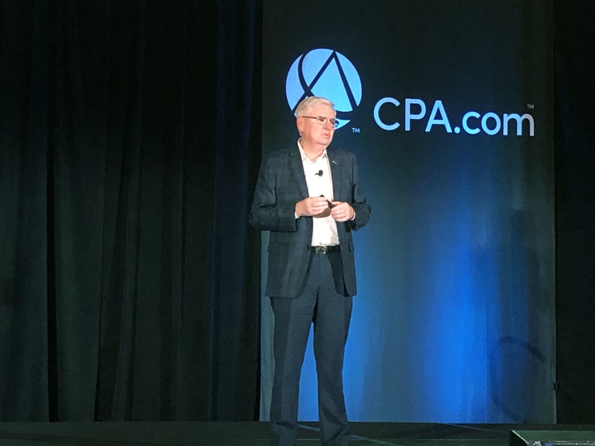 Barry Melancon at the 2019 Digital CPA conference